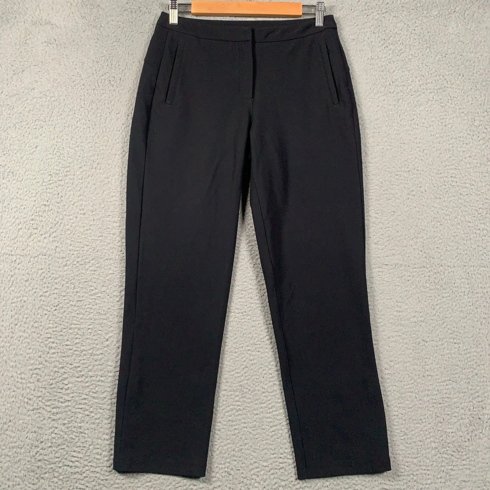 Lululemon On The Move Pant Ponte Women 6 Black Trouser High Rise Workwear Casual